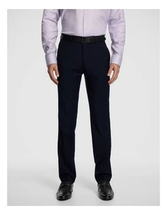 Atlas Wool Blend Slim Dress Pant in Navy