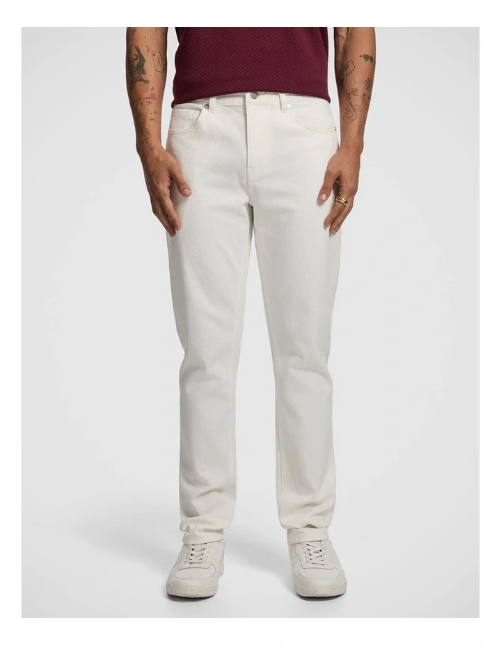 Riven Slim Jean in Winter White image 1