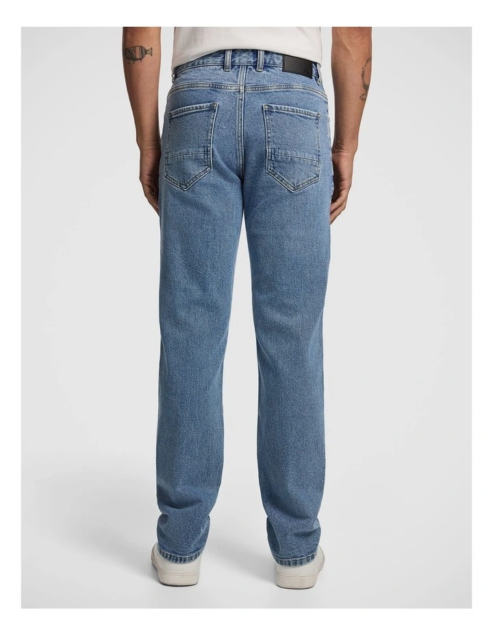 Spike Straight Jean in Mid Wash image 2
