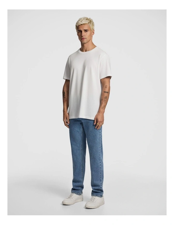 Spike Straight Jean in Mid Wash image 4