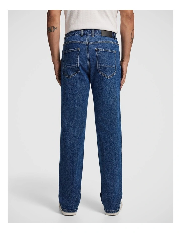 Bexley Wide Jean in Mid Wash image 2