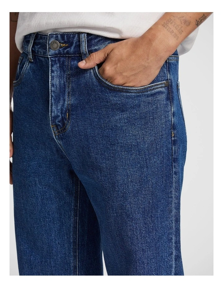 Bexley Wide Jean in Mid Wash image 3