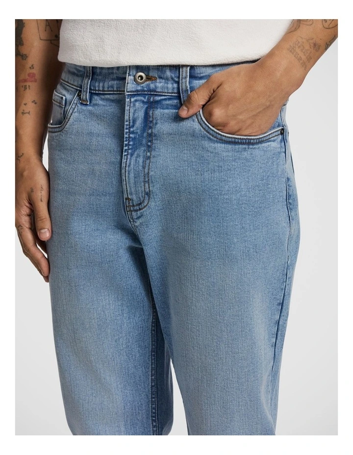 Carlos Slim Jean in Light Wash image 3