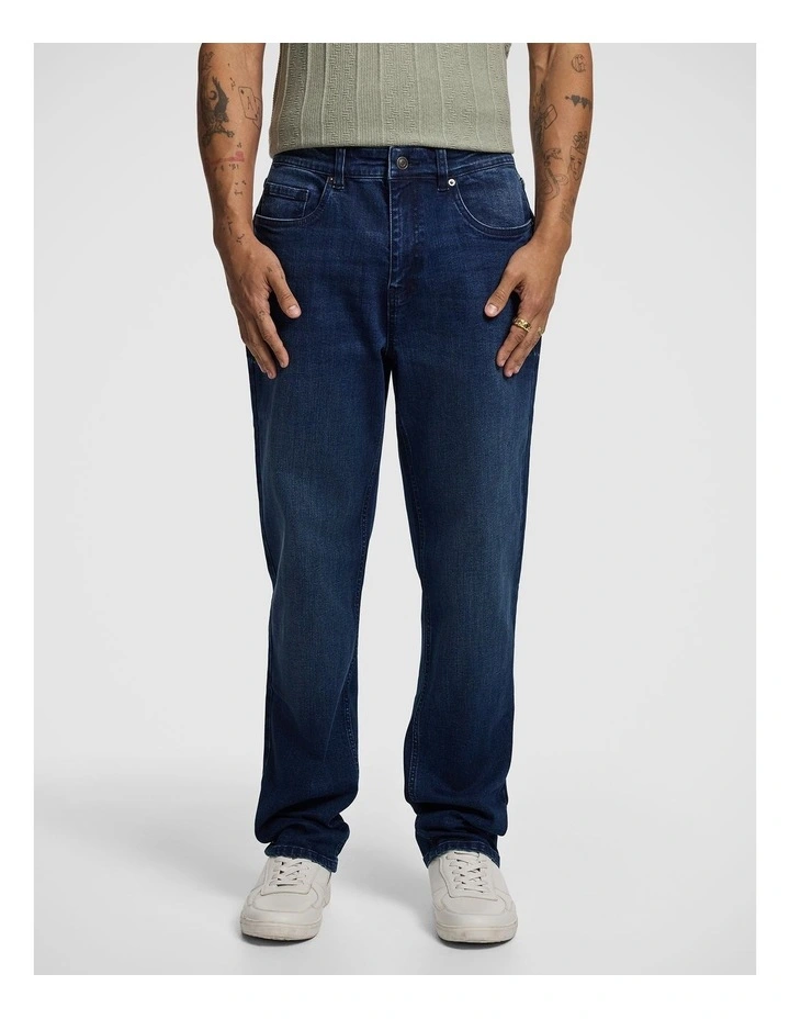 Miguel Straight Jean in Dark Wash image 1