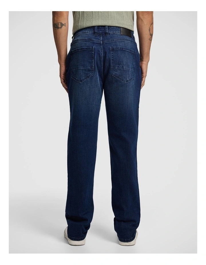 Miguel Straight Jean in Dark Wash image 2