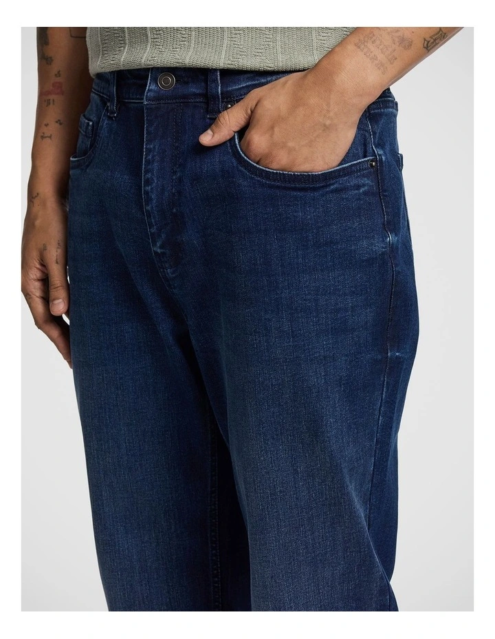 Miguel Straight Jean in Dark Wash image 3