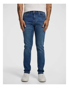 Joni Slim Tapered Jean in Mid Blue