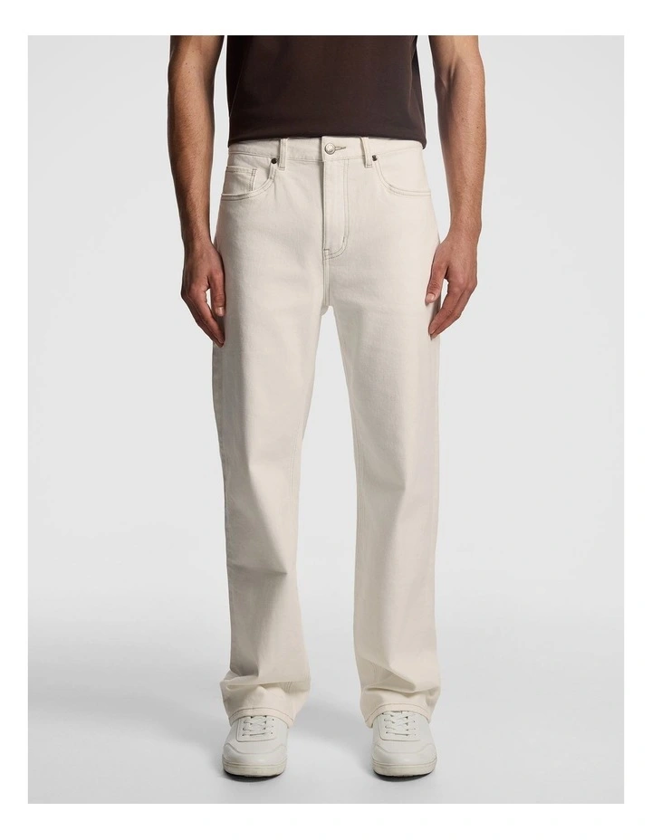 Lance Baggy Jean in Off White image 1