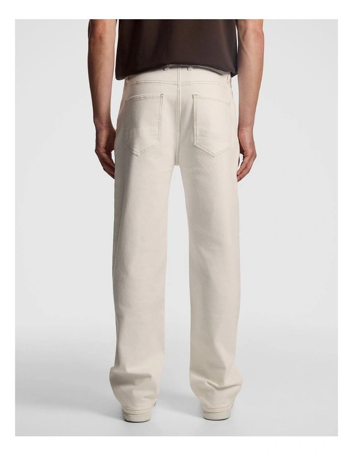 Lance Baggy Jean in Off White image 2