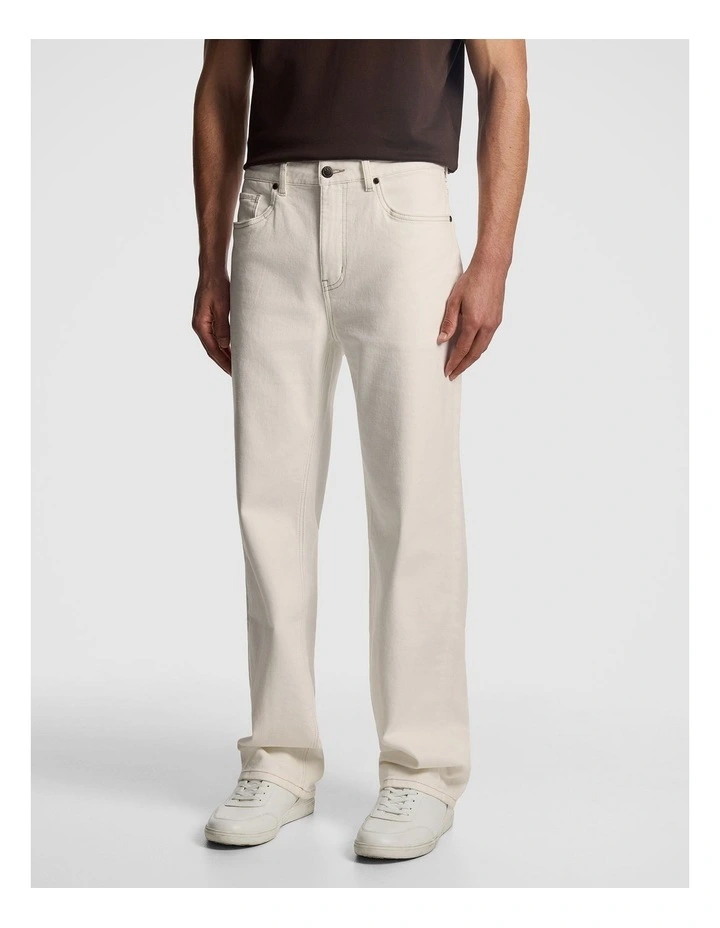 Lance Baggy Jean in Off White image 3