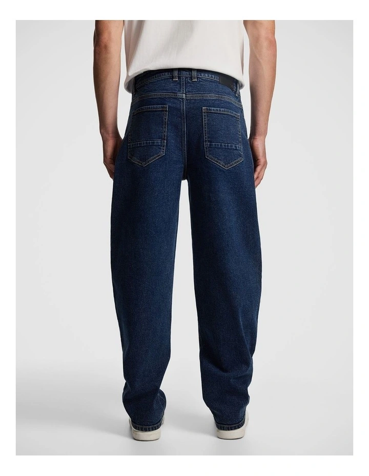 Shane Barrel Jean in Dark Wash image 2