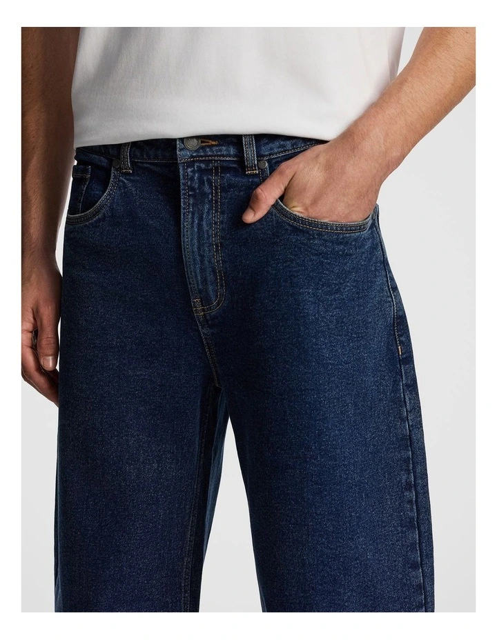 Shane Barrel Jean in Dark Wash image 4