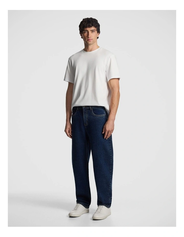 Shane Barrel Jean in Dark Wash image 5