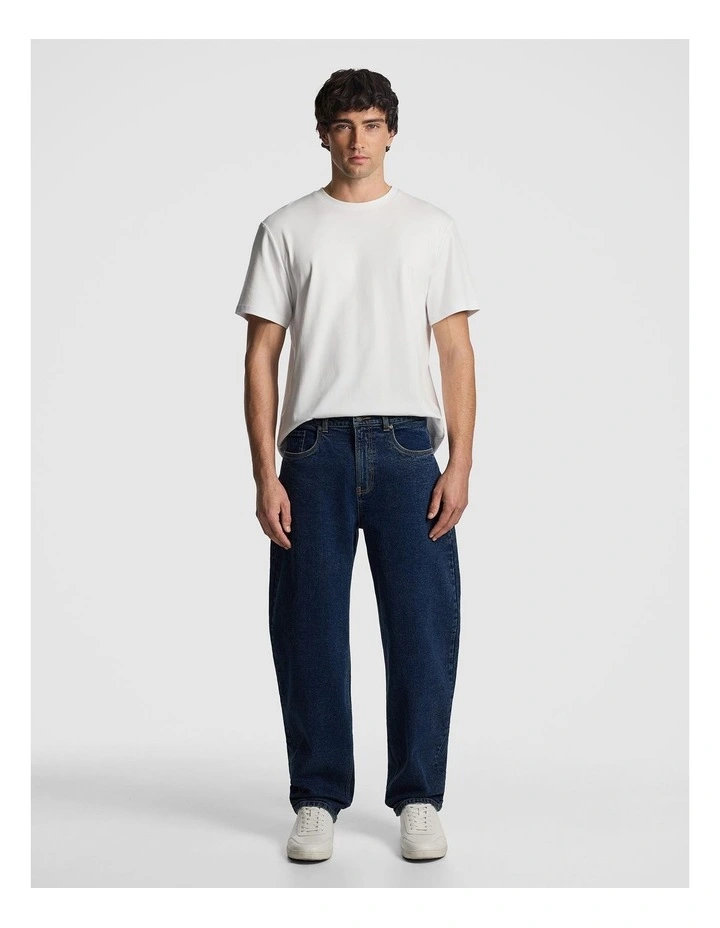 Shane Barrel Jean in Dark Wash image 7