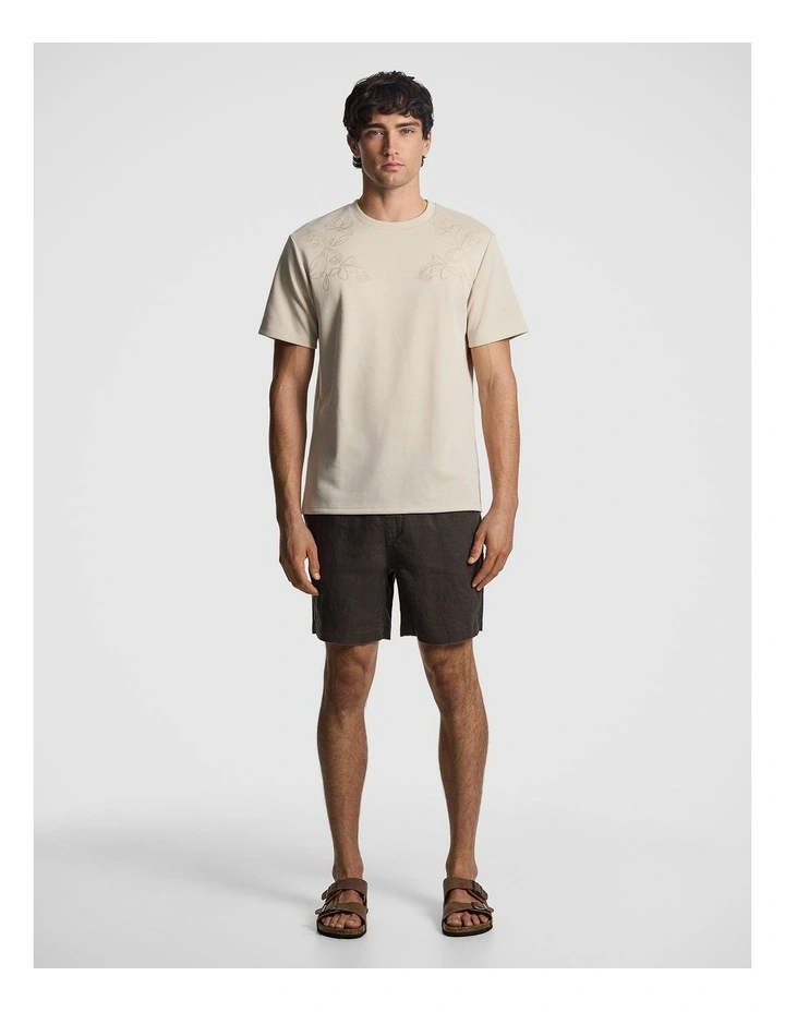 Manta Pure Linen Short in Olive image 6