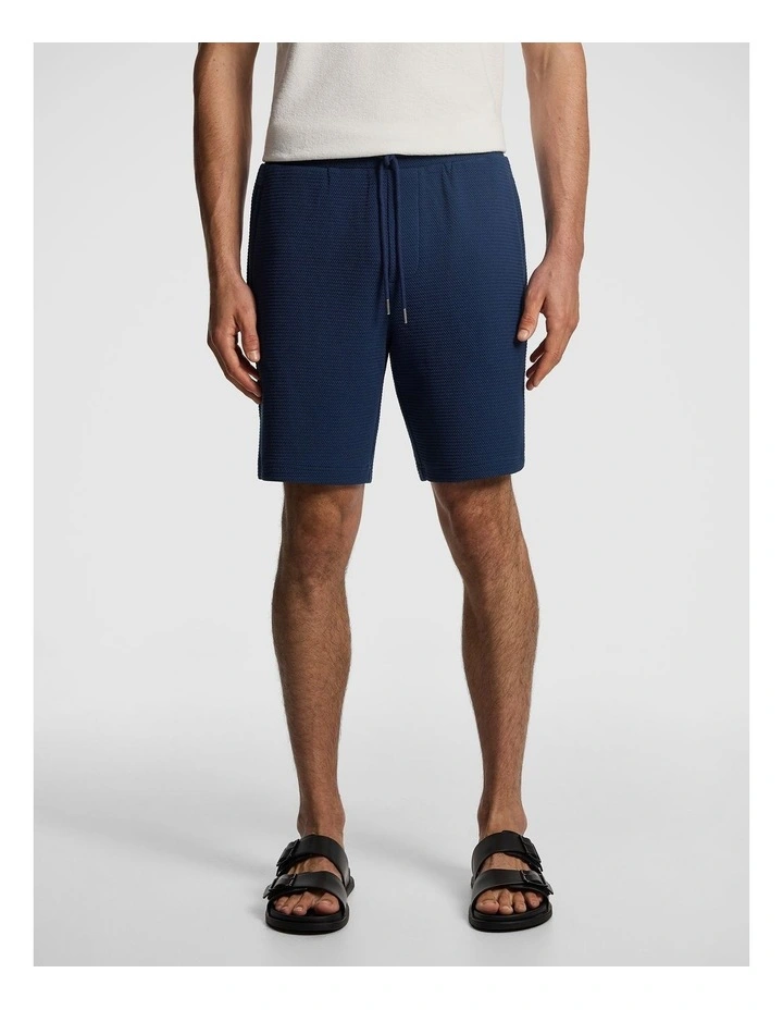 Arlen Jersey Short in Blue image 1