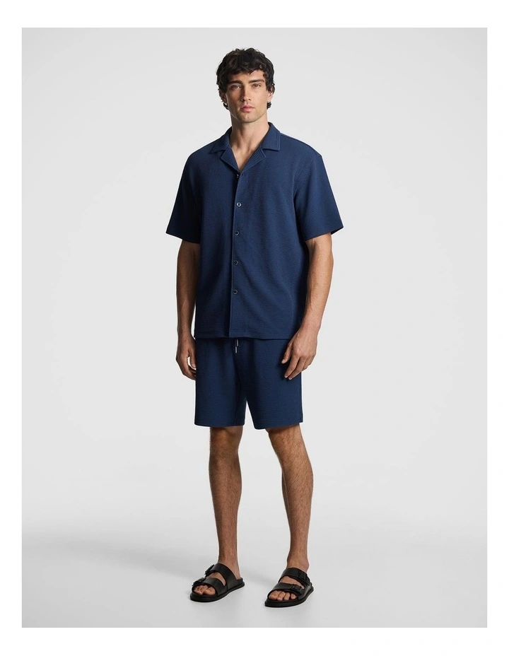 Arlen Jersey Short in Blue image 4