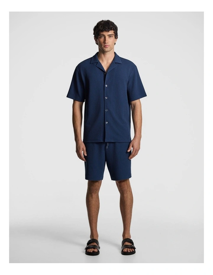 Arlen Jersey Short in Blue image 5