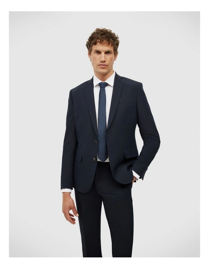 Elijah Tailored Jacket in Navy image 3