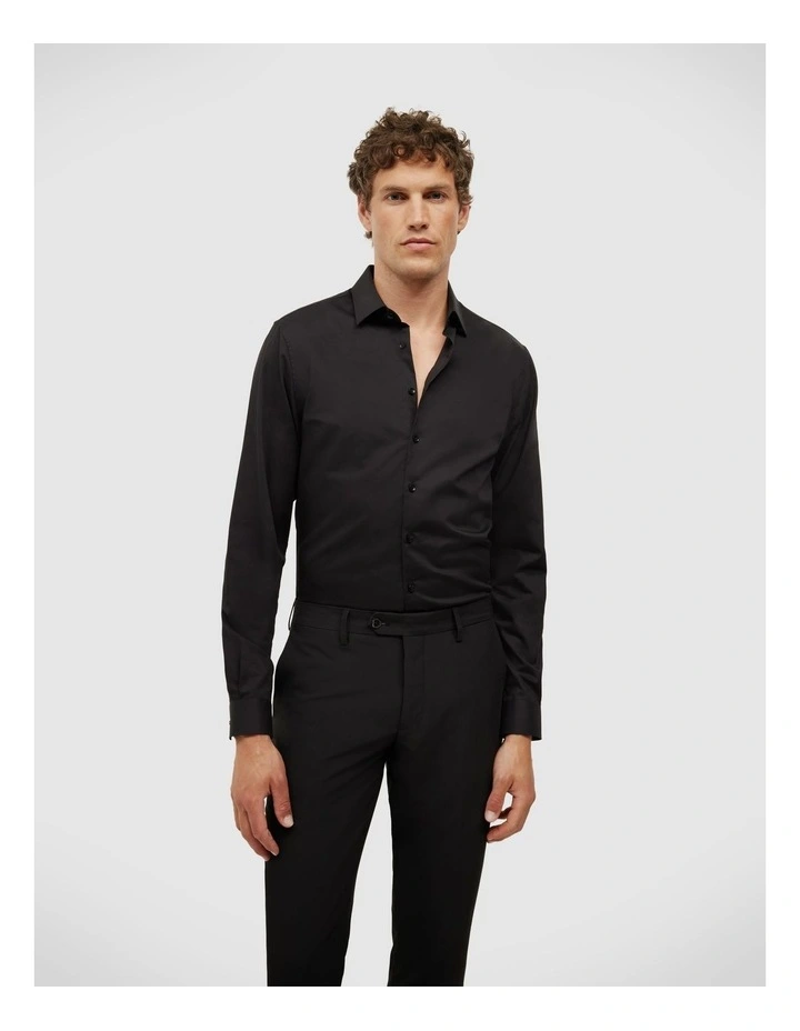 Elijah Long Sleeve Shirt in Black image 4
