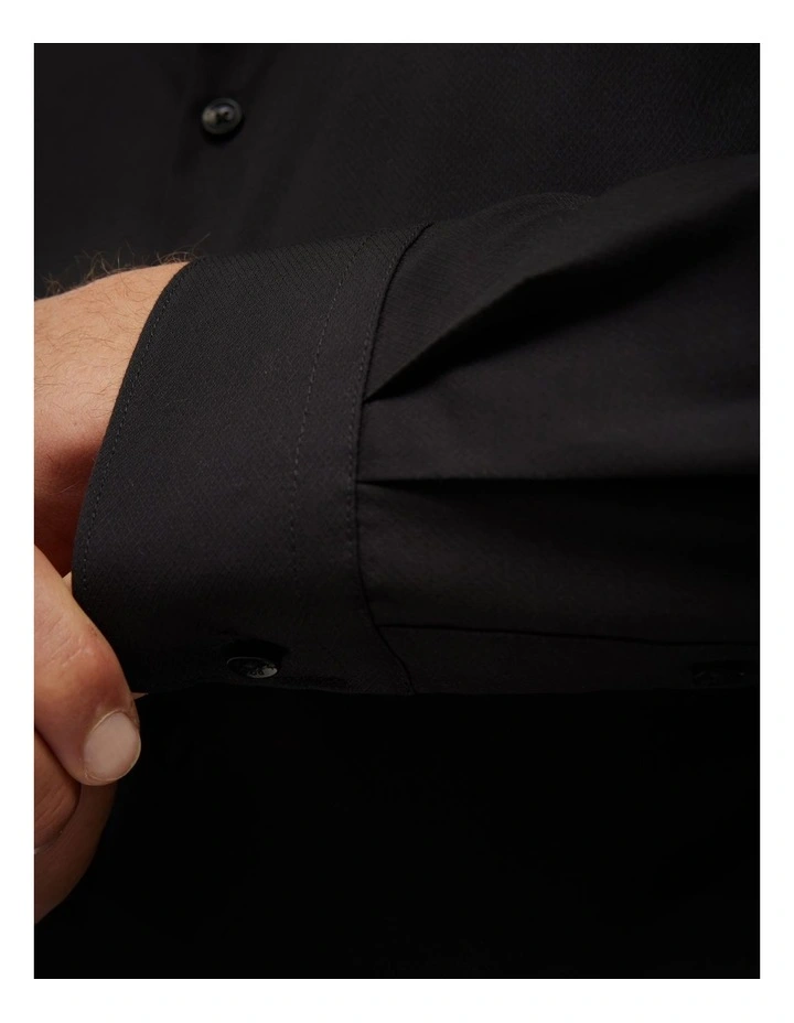 Elijah Long Sleeve Shirt in Black image 6