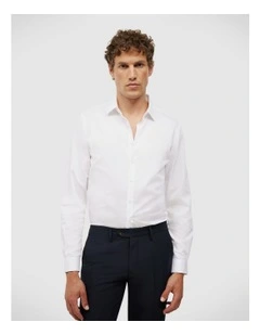 Elijah Long Sleeve Shirt in White