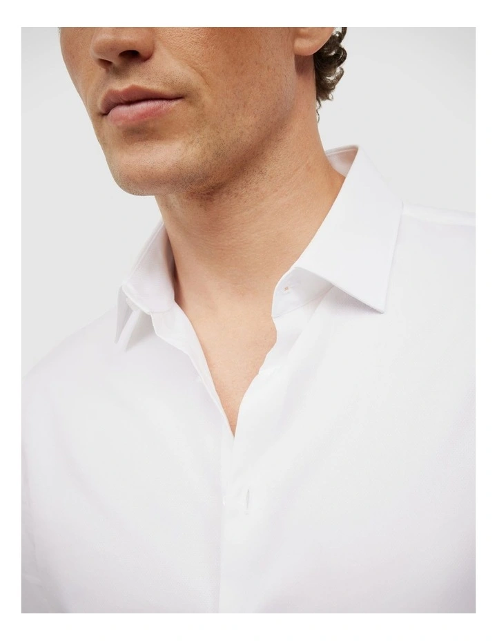 Elijah Long Sleeve Shirt in White image 5