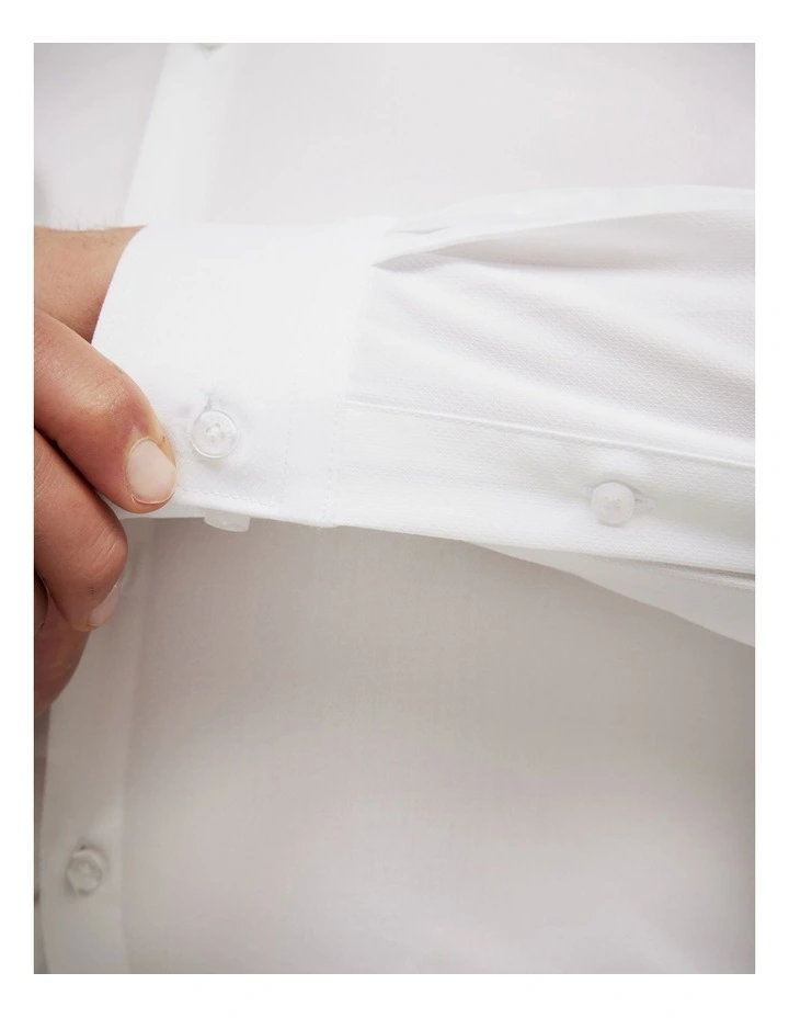 Elijah Long Sleeve Shirt in White image 6