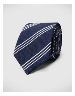 Stripe Tie in Navy