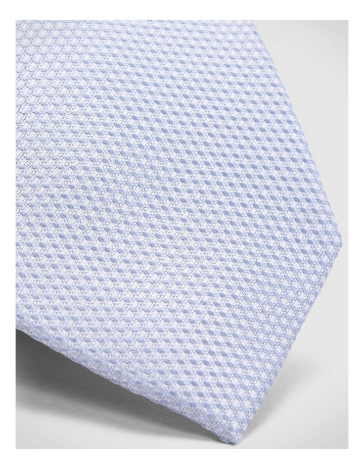 Silk Textured Two-tone Tie in Blue image 2