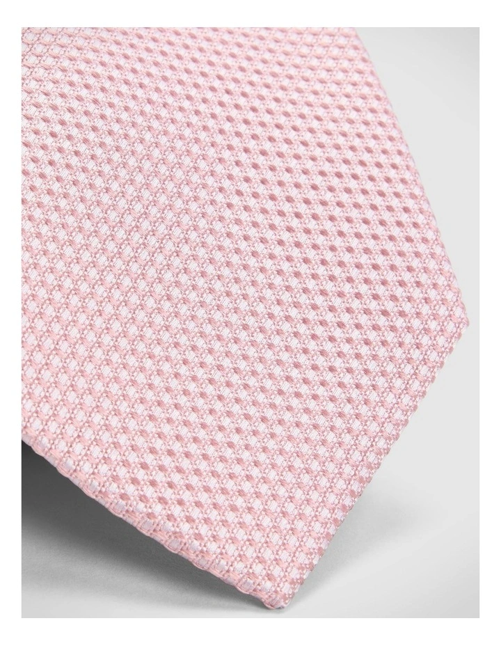 Silk Textured Two-tone Tie in Pink image 2