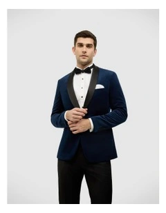 Black Tie Velvet Tuxedo in Midnight