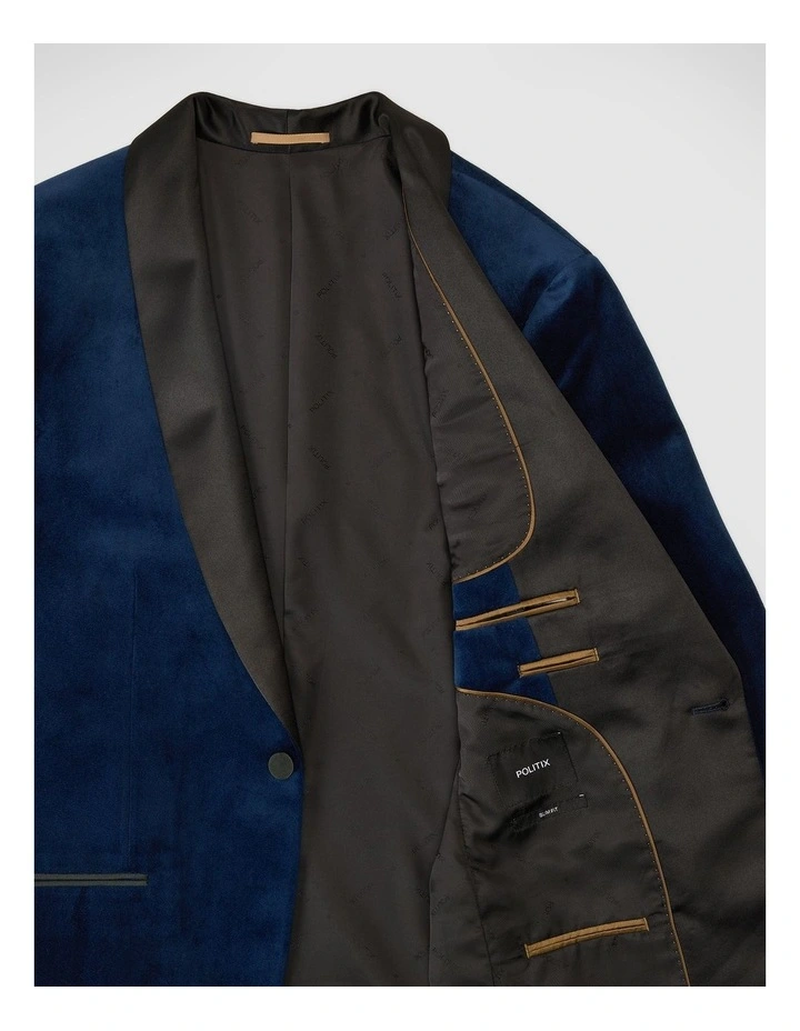Black Tie Velvet Tuxedo in Midnight image 7
