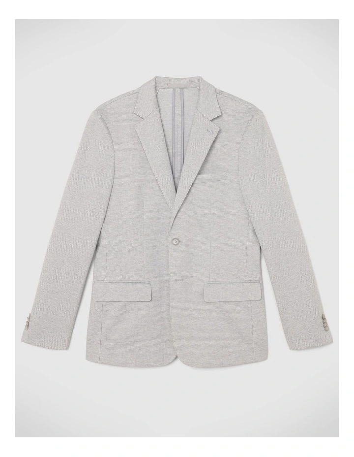Slim Stretch Travel Blazer in Light Grey image 2