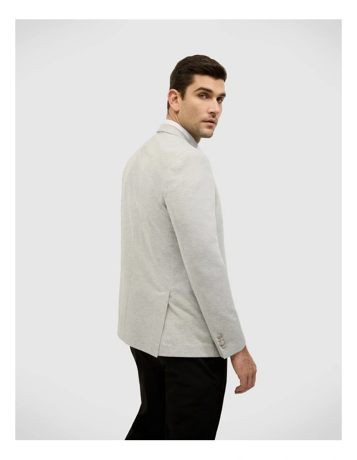 Slim Stretch Travel Blazer in Light Grey image 5