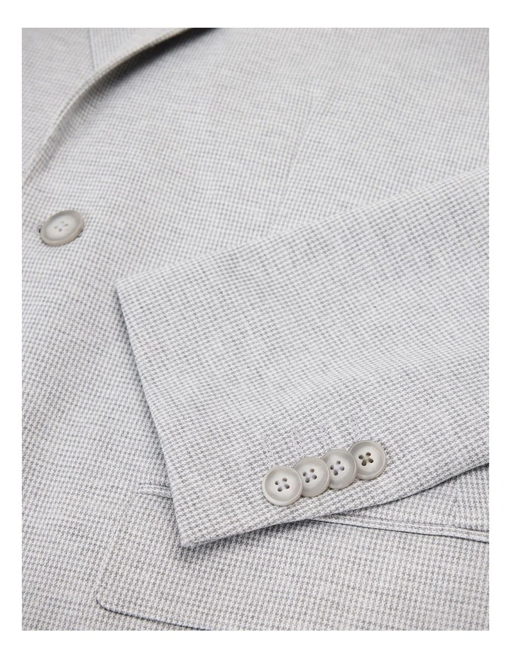 Slim Stretch Travel Blazer in Light Grey image 6