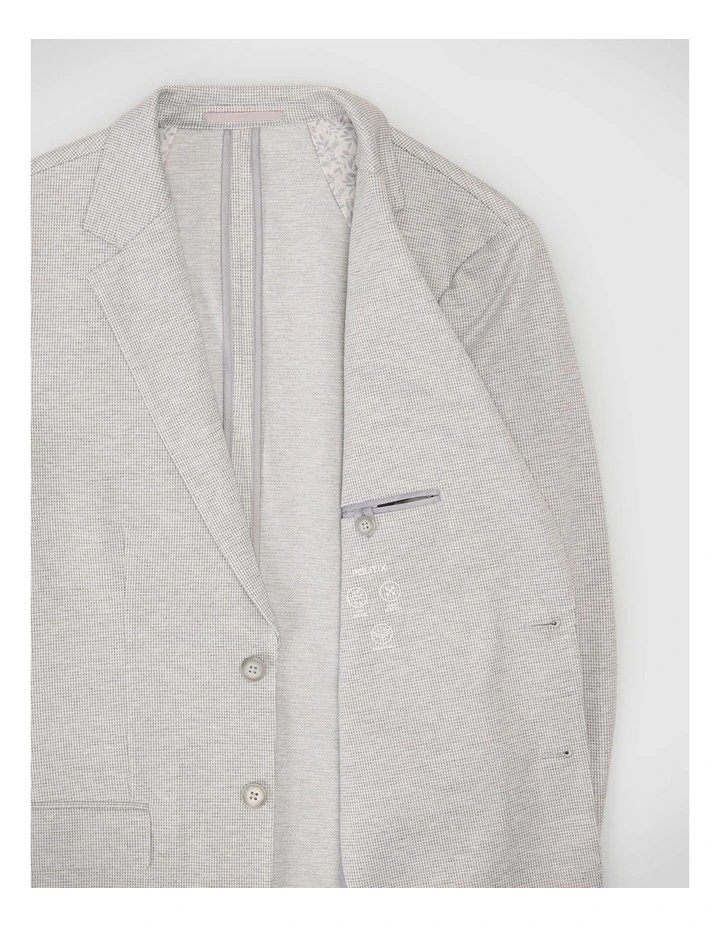 Slim Stretch Travel Blazer in Light Grey image 7