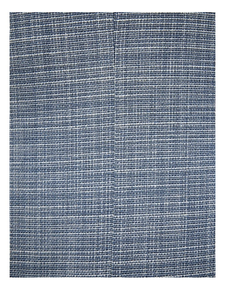 Single Breasted Textured Tailored Blazer in Navy image 7
