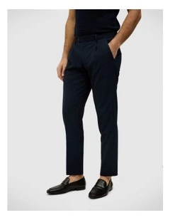 Seersucker Tailored Pant in Navy