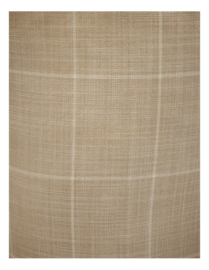 Windowpane Check Tailored Pant in Natural Windowpane image 7