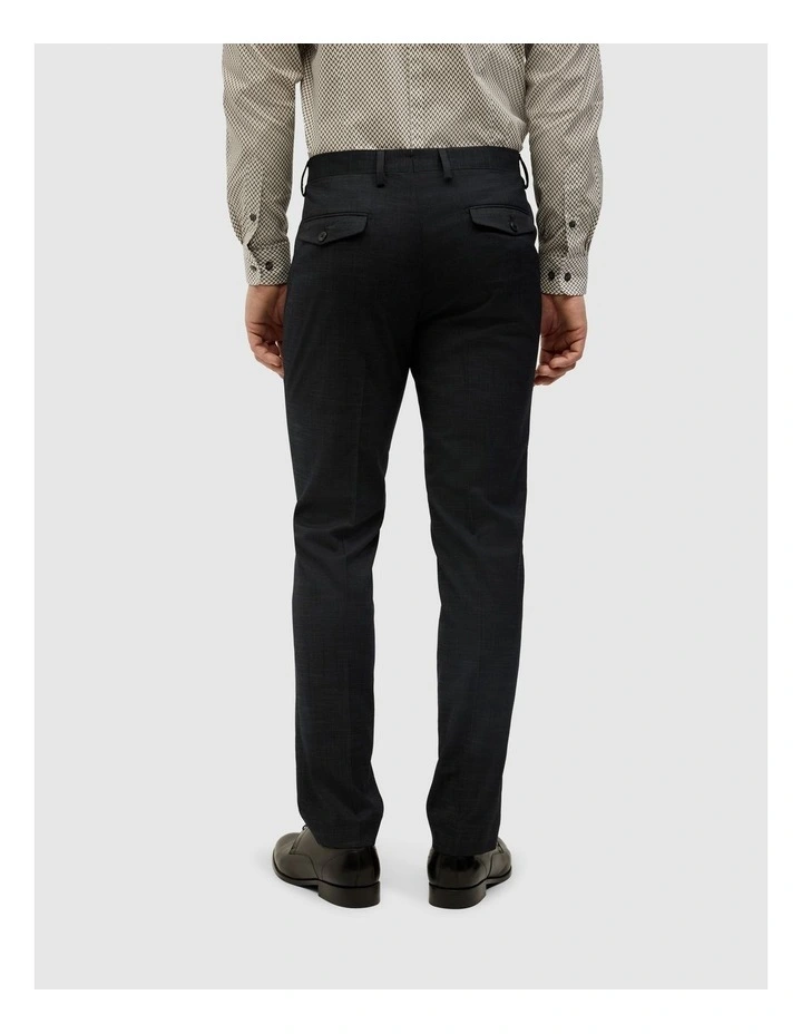 Ezra Tailored Textured Pant in Charcoal image 5