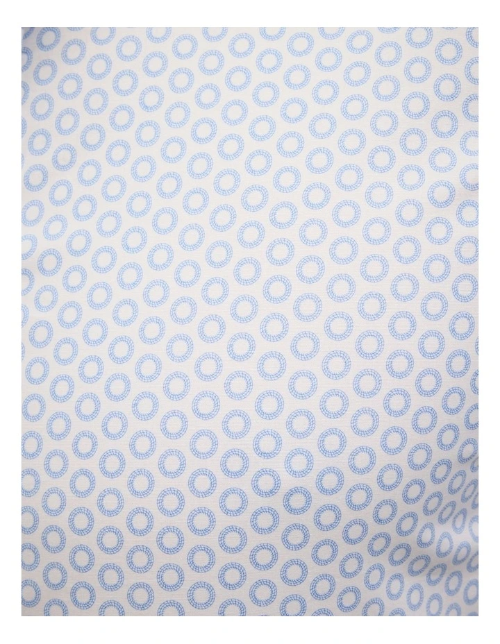 Geo Print Long Sleeve Shirt in Blue image 6