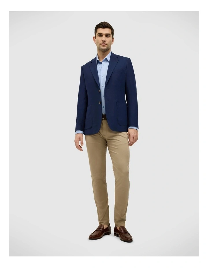 Micro-geo Travel Long Sleeve Shirt in Blue image 3