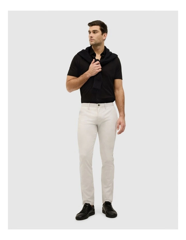 Travel Performance Short Sleeve Shirt in Black image 3
