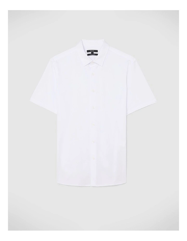 Travel Performance Short Sleeve Shirt in White image 2