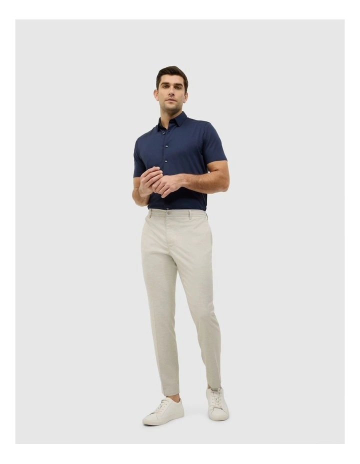 Travel Performance Short Sleeve Shirt in Navy image 3