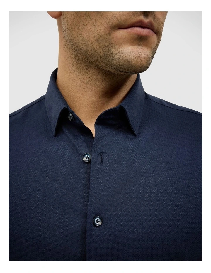 Travel Performance Short Sleeve Shirt in Navy image 5