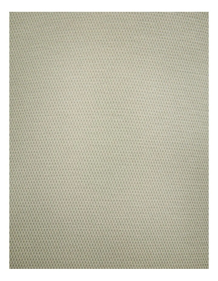 Textured Zip Collar Polo in Light Green image 5