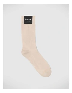 Australian Cotton Blended Sock in Neutral