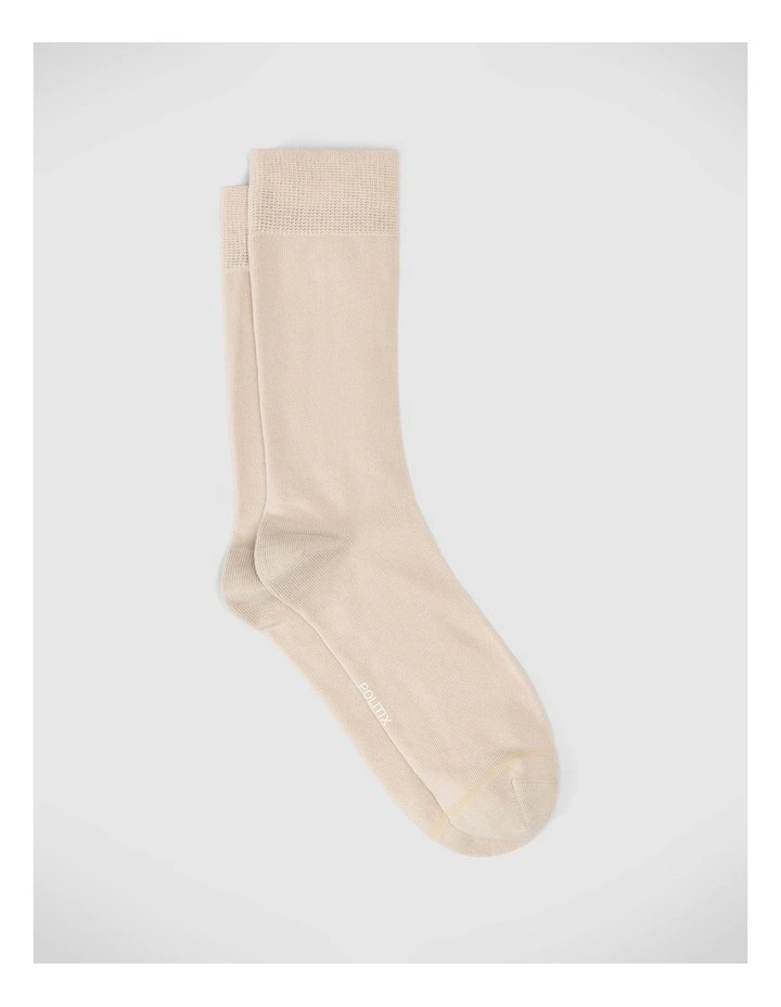 Australian Cotton Blended Sock in Neutral image 2